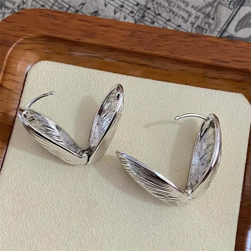 Irregular Shell Stud Earrings - Image 8