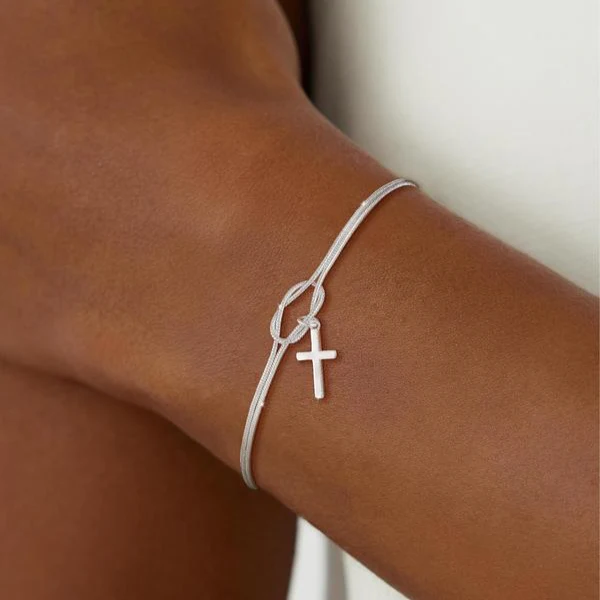 Love Knot Cross Bracelet - Image 4