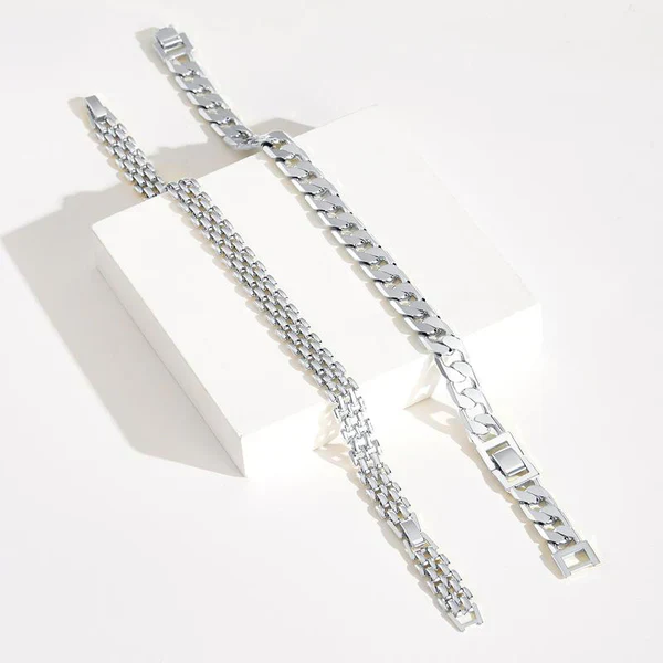 2pc 14k Chunky Link Anklets - Image 3
