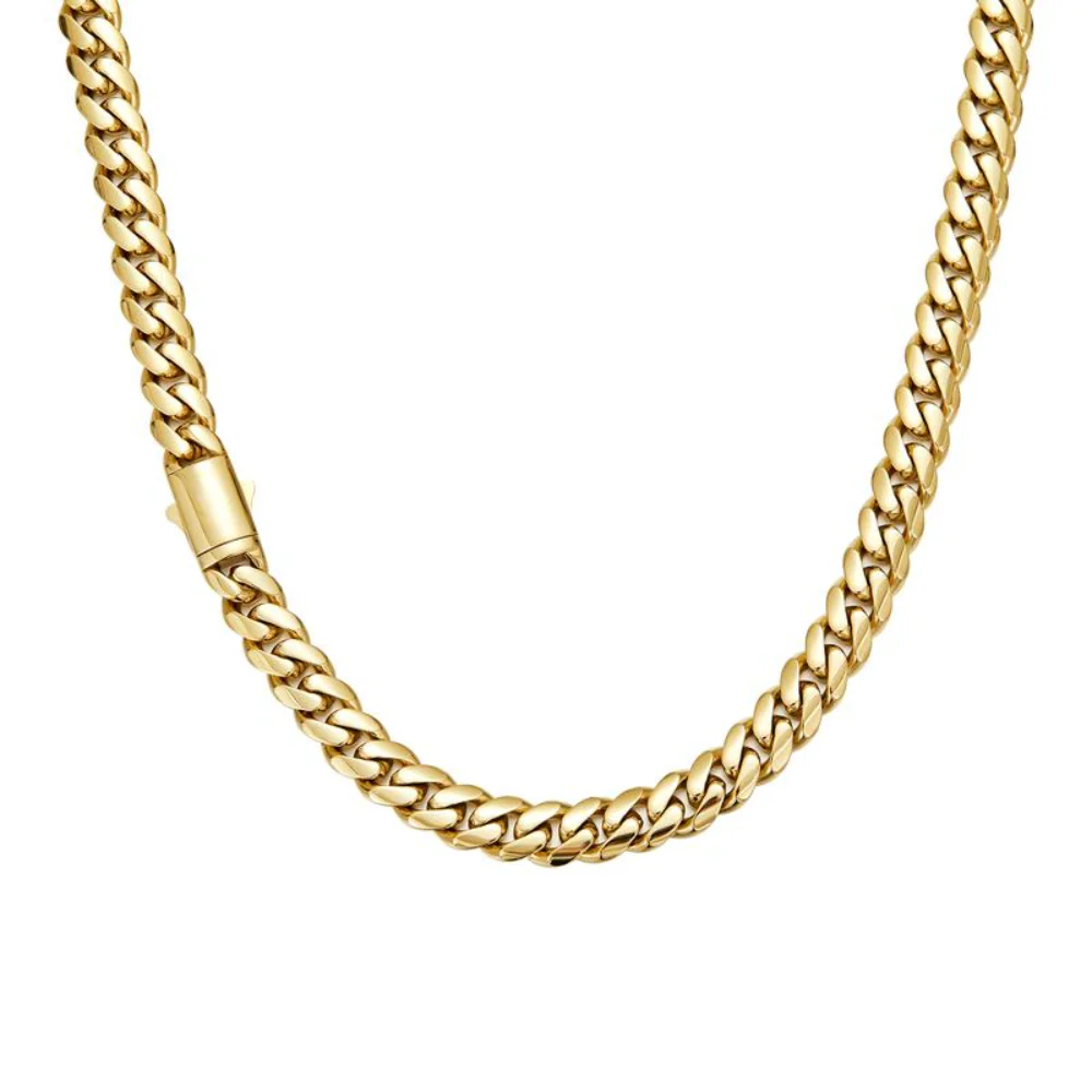 Minimal Cuban Link Necklace - Image 10