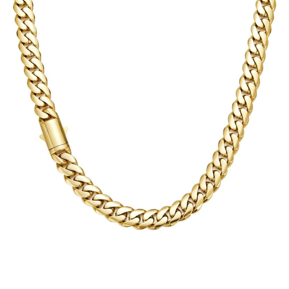 Minimal Cuban Link Necklace - Image 11