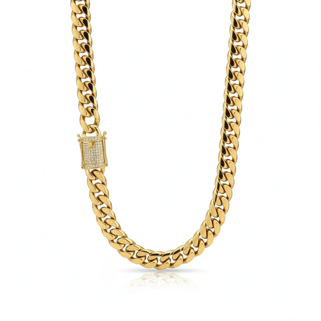 Minimal Cuban Link Necklace - Image 14