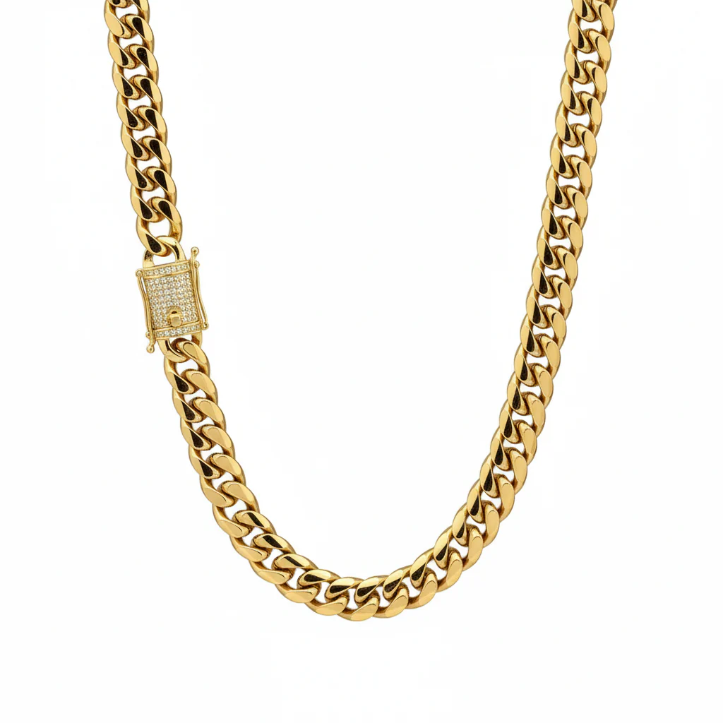 Minimal Cuban Link Necklace - Image 15