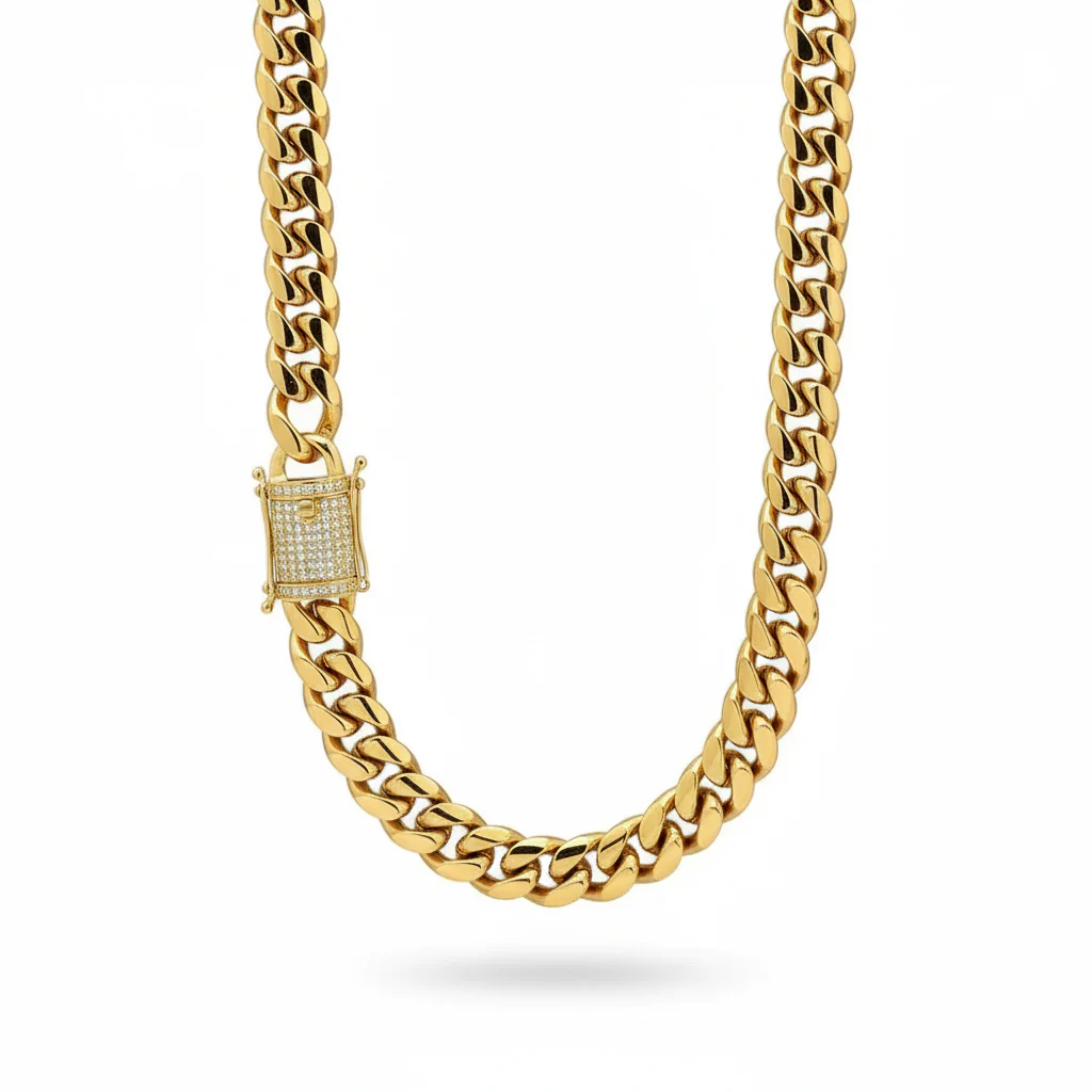 Minimal Cuban Link Necklace - Image 16