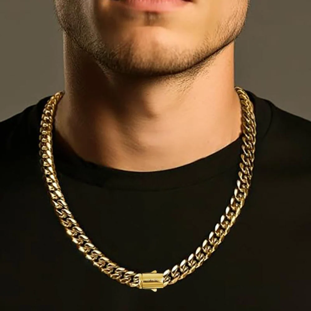 Minimal Cuban Link Necklace - Image 2