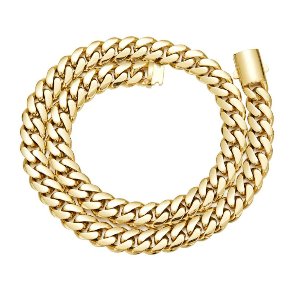 Minimal Cuban Link Necklace - Image 3