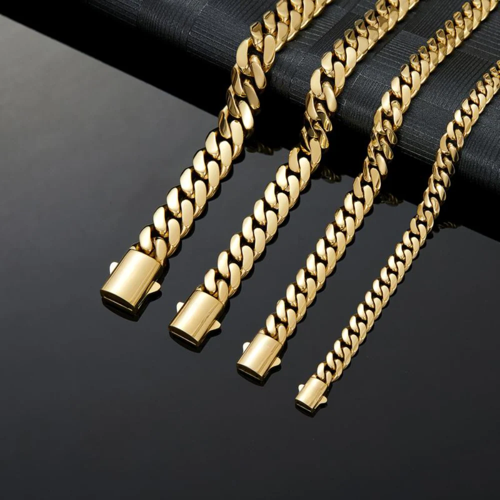 Minimal Cuban Link Necklace - Image 4