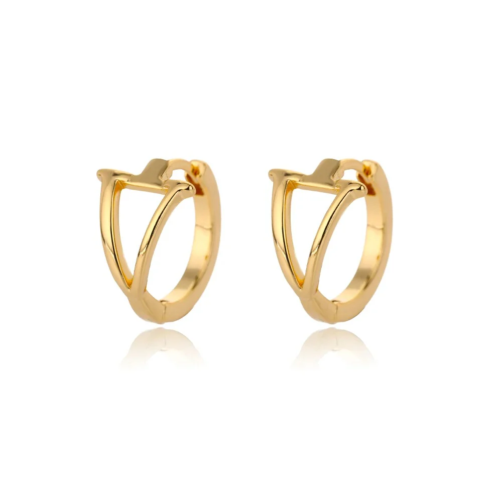 Minimal Initial Letter Stud Earrings - Image 27