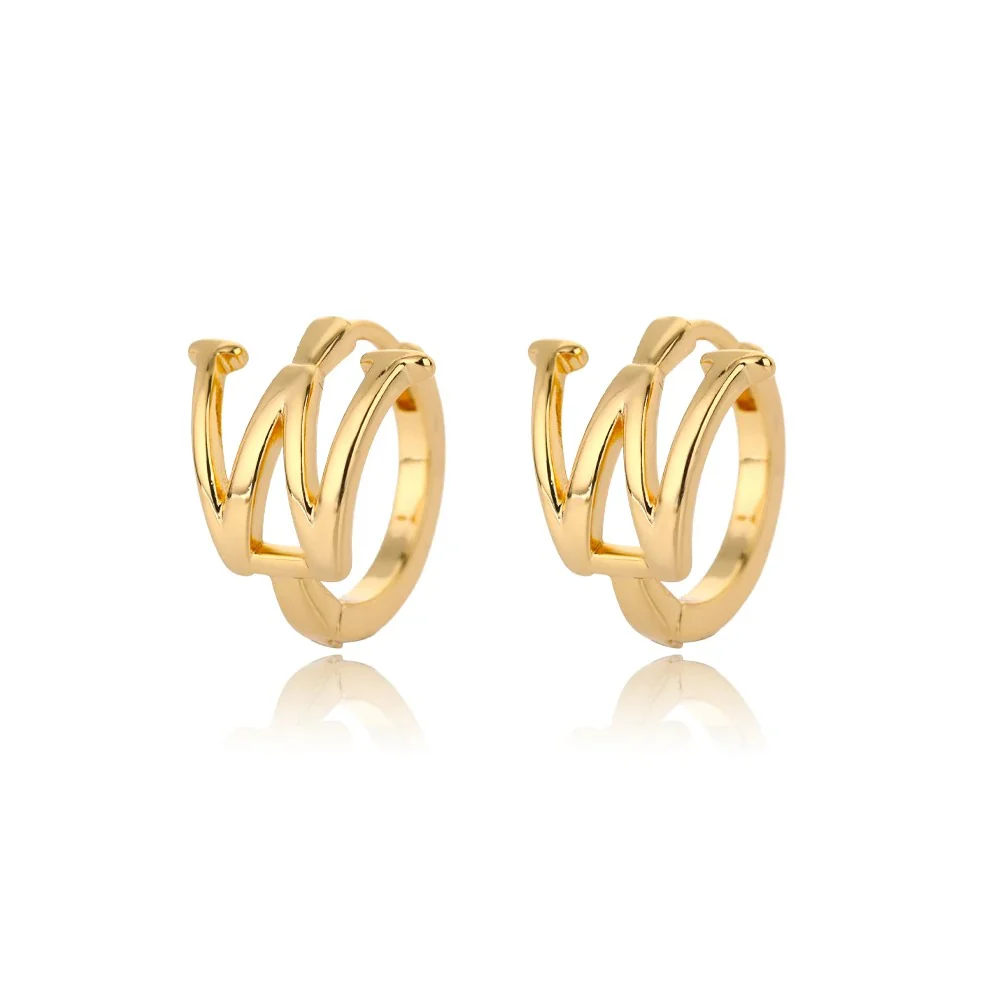 Minimal Initial Letter Stud Earrings - Image 28