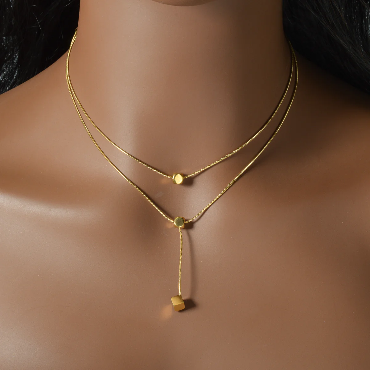 Minimalist Gold-Tone Necklace