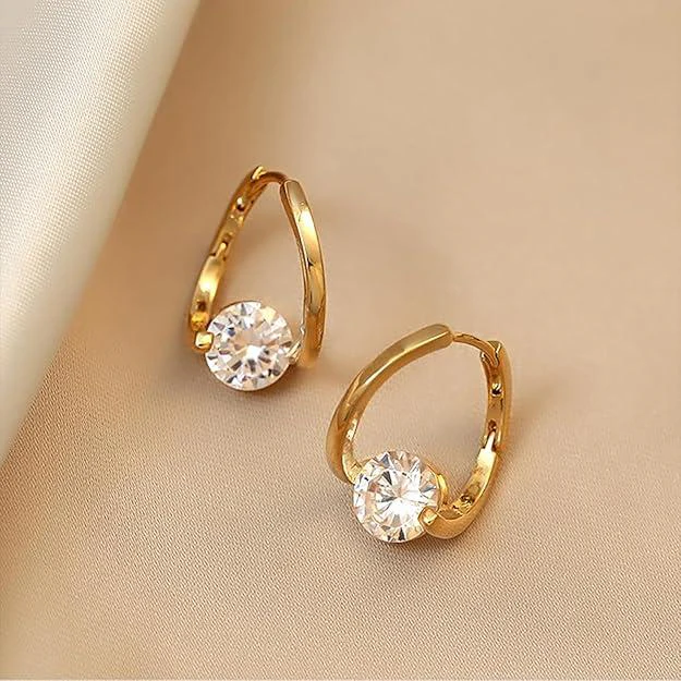 Moissanite 2 Carat Heart Earrings - Image 3