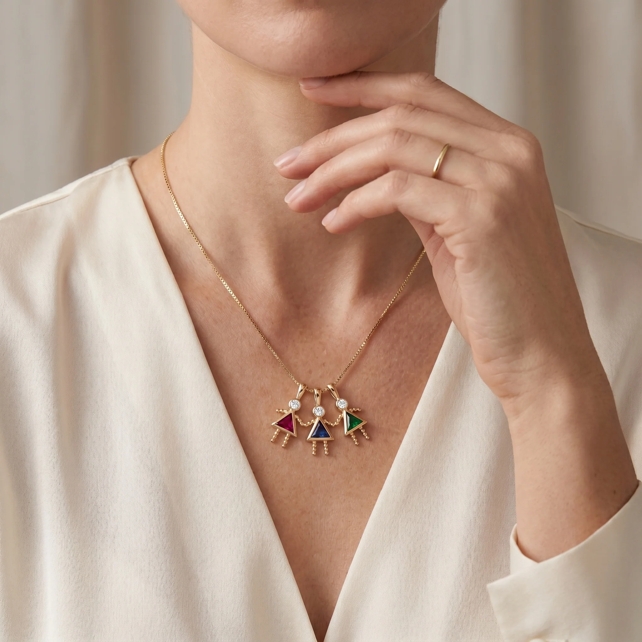 Mom's Birthstone Necklace - Image 2