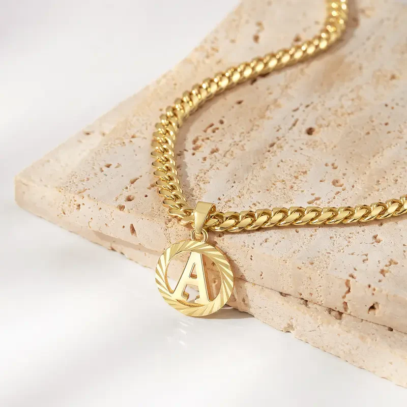 Monogram Initial Necklace - Image 3