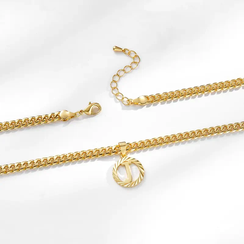 Monogram Initial Necklace - Image 4