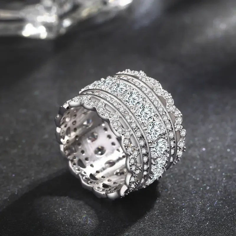 Multilayer Elegant Zirconia Ring - Image 3