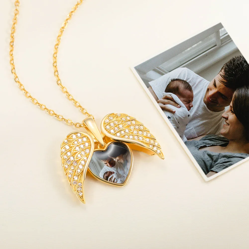 My Angel Photo Necklace - Image 3