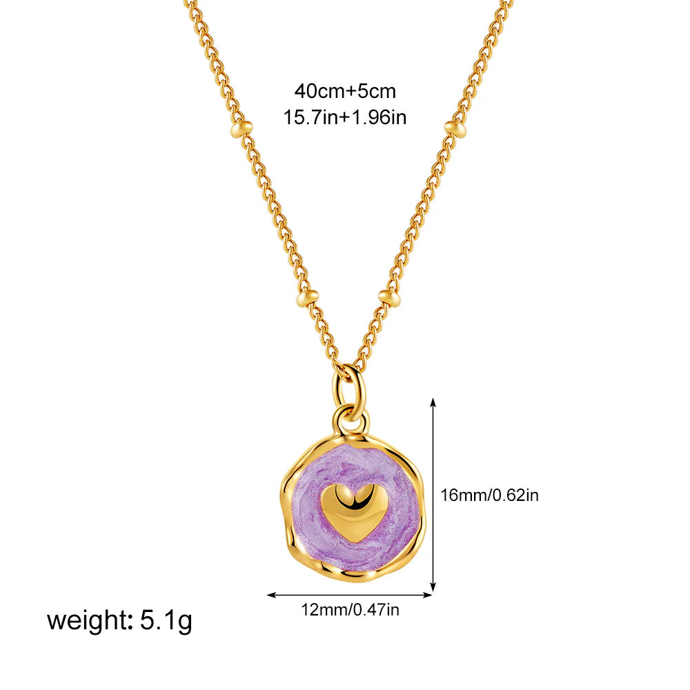 Natural Stone Geometric Pendant Choker - Image 5