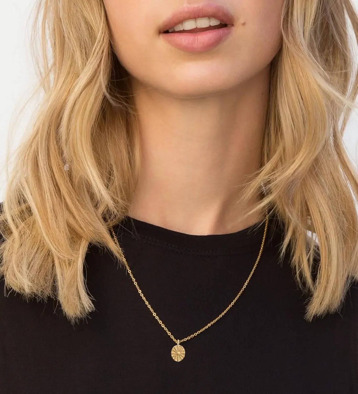 Oval Sun Necklace - Image 2