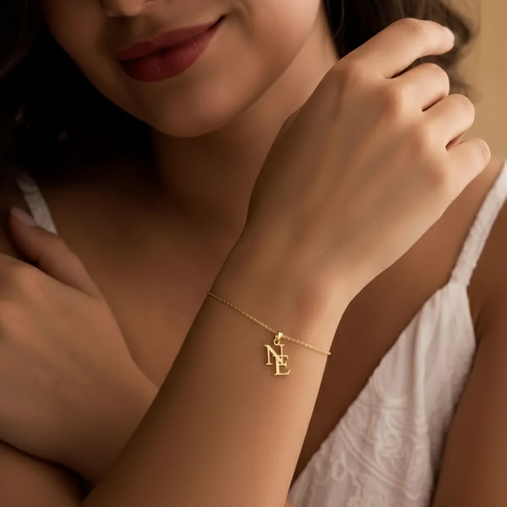 Personalized Letter Bracelet - Image 3