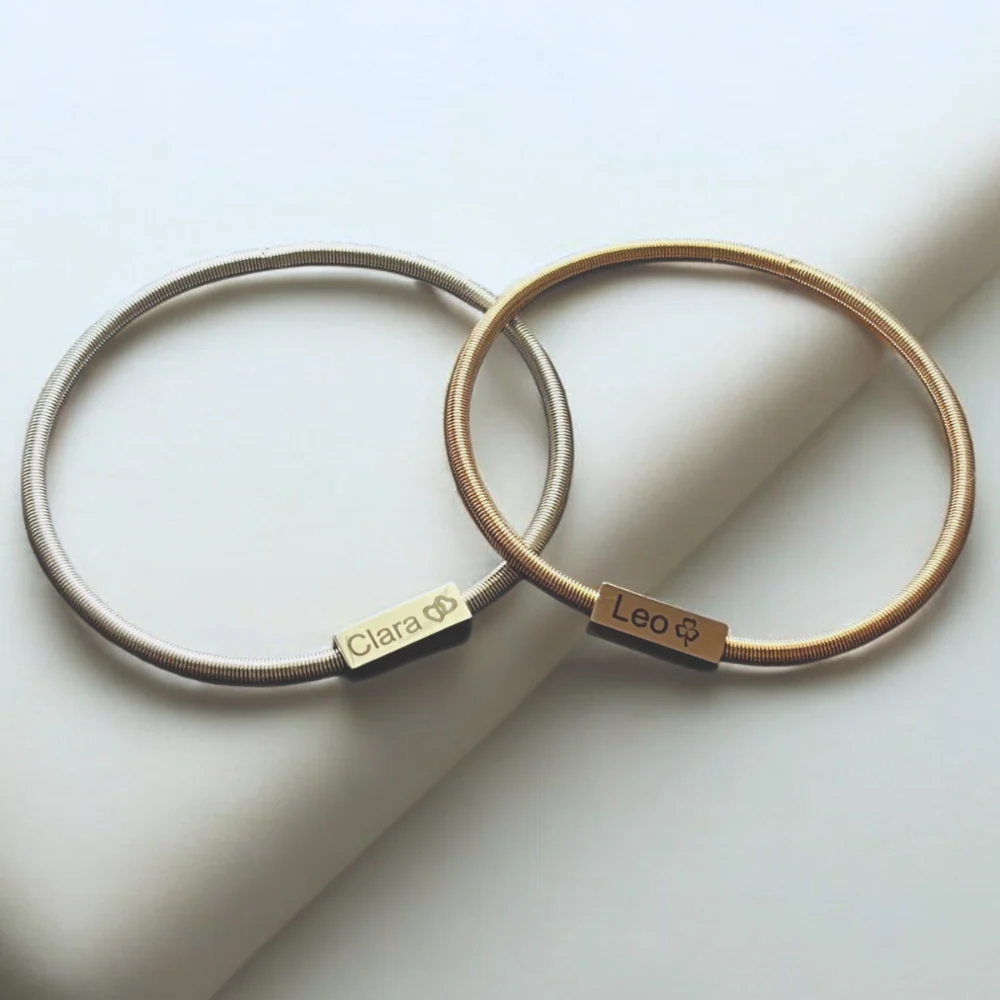 Personalized Love Bond Bracelet Set - Image 8