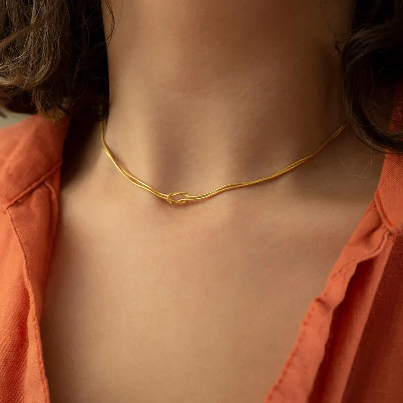 Personalized Love Knot Necklace - Image 5