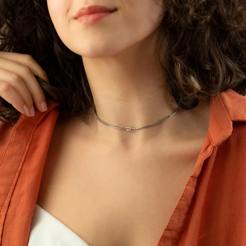 Personalized Love Knot Necklace - Image 7
