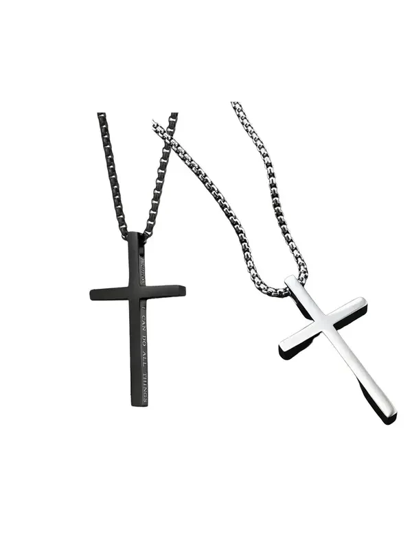 Plain Cross Necklace - Image 4