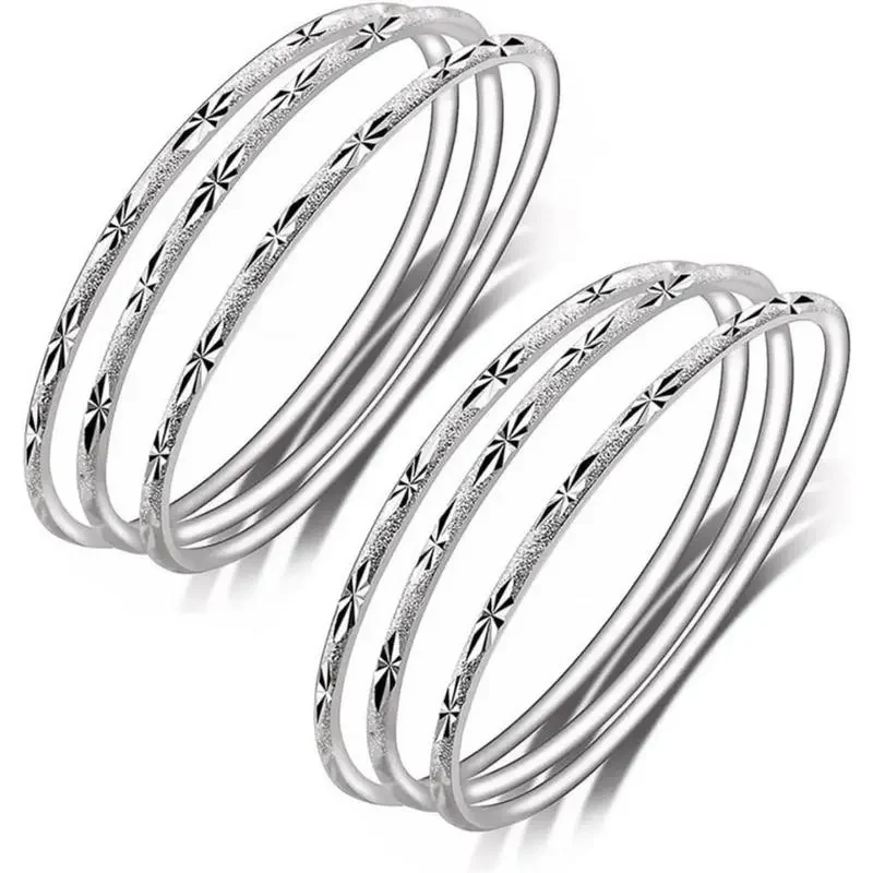 Plain Cuff Bangle Set - Image 5