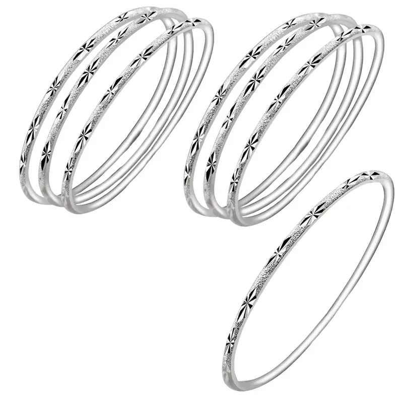 Plain Cuff Bangle Set - Image 6