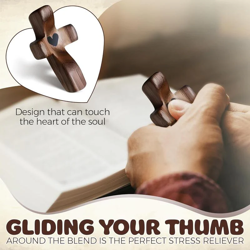 Pocket Wooden Cross Fidget - Image 2