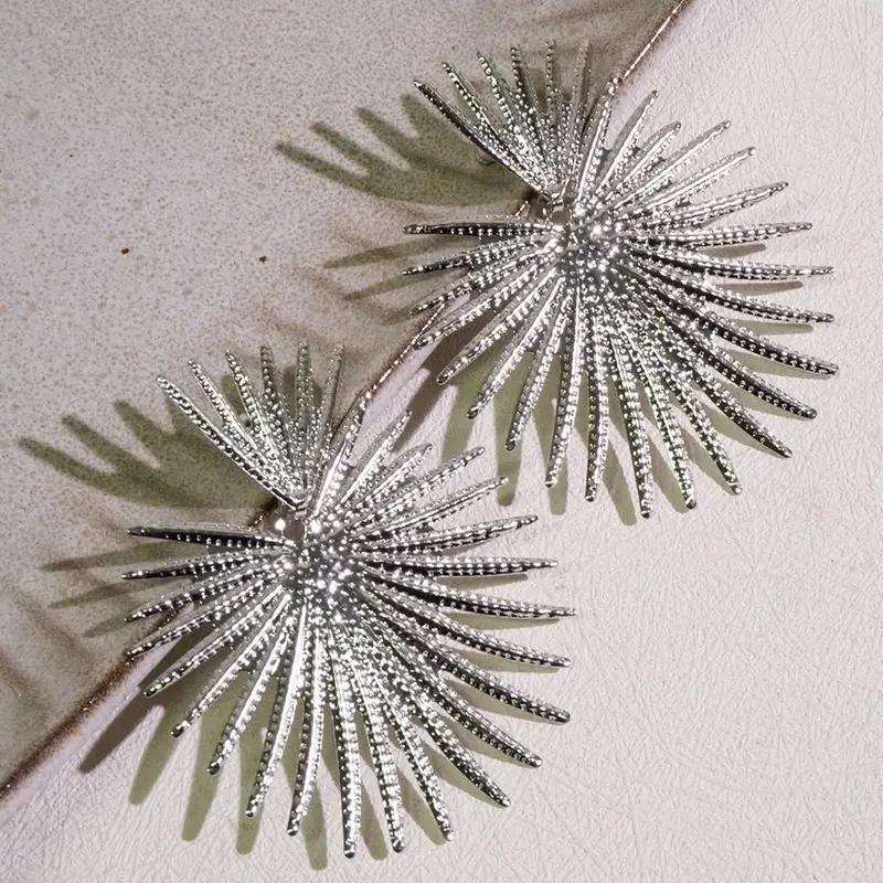Retro Sunburst Earrings - Image 4