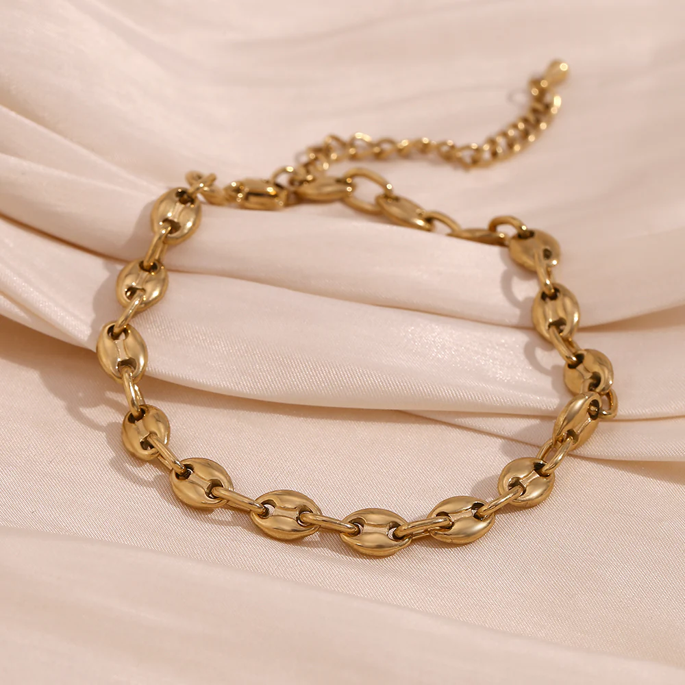 Riviera Luxe Oval Chain Anklet - Image 2