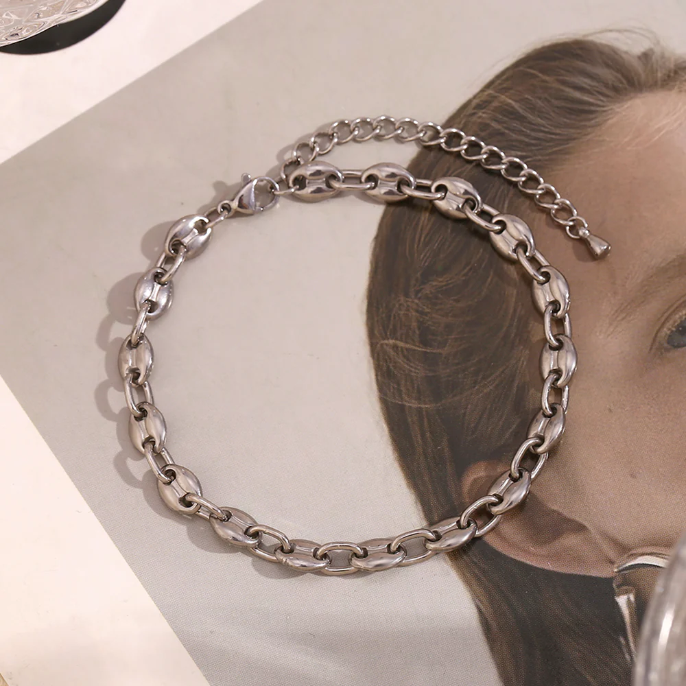 Riviera Luxe Oval Chain Anklet - Image 3