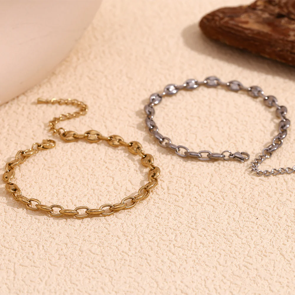 Riviera Luxe Oval Chain Anklet - Image 4
