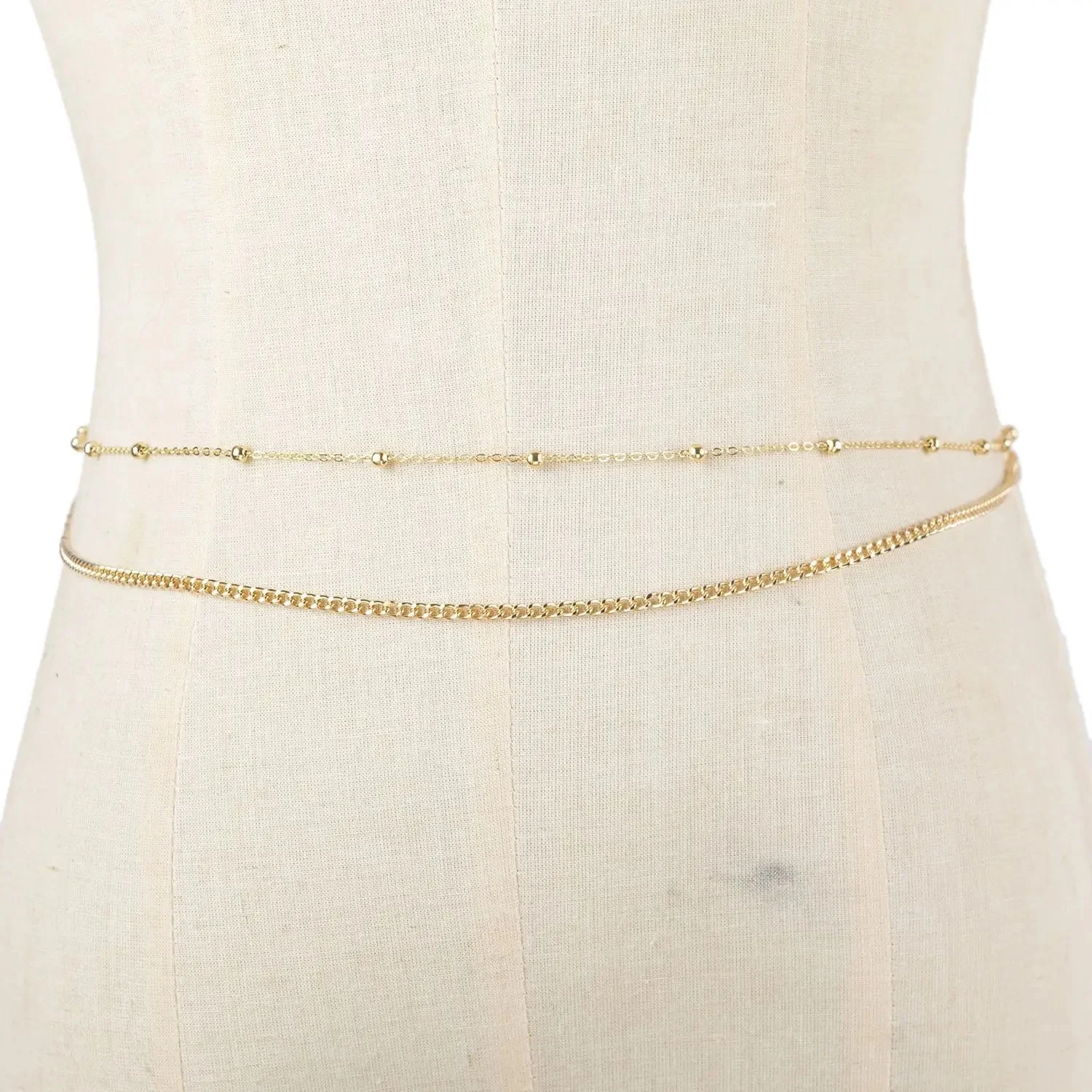 Round Bead Double Waist Chain - Image 4