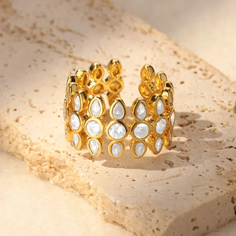 Royal Three Layered Crown Ring - Image 5