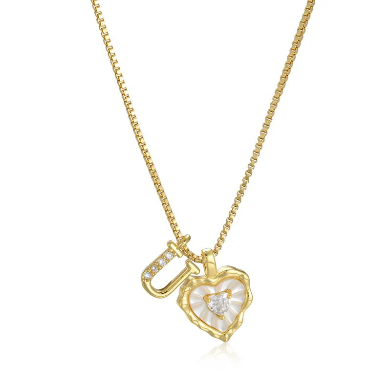 Scalloped Shell Heart Necklace - Image 11