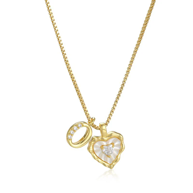 Scalloped Shell Heart Necklace - Image 17