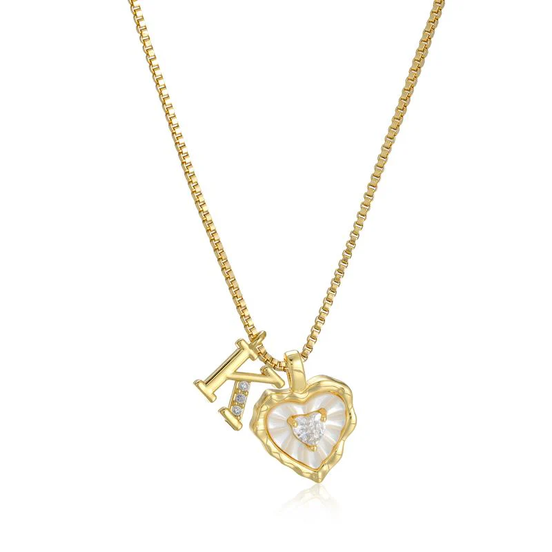 Scalloped Shell Heart Necklace - Image 21