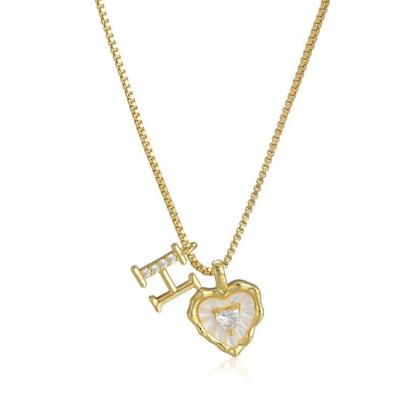 Scalloped Shell Heart Necklace - Image 24