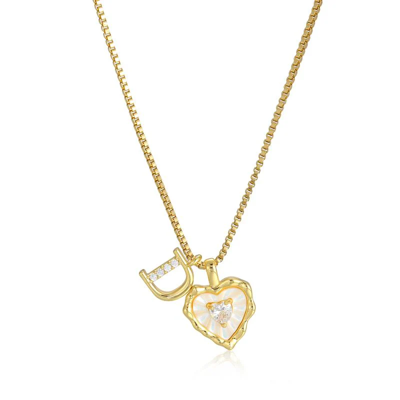 Scalloped Shell Heart Necklace - Image 28