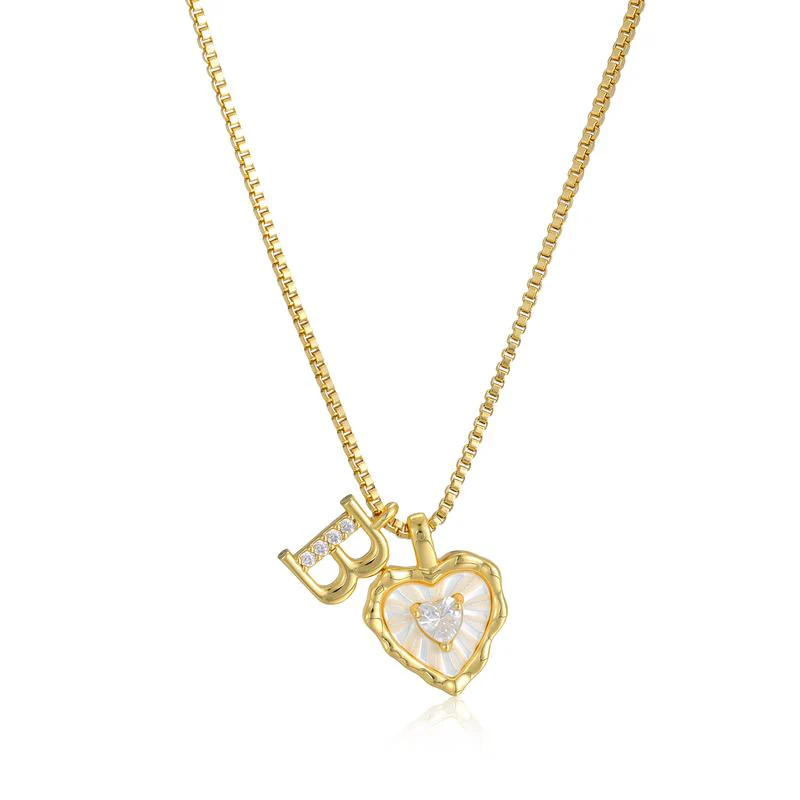 Scalloped Shell Heart Necklace - Image 30
