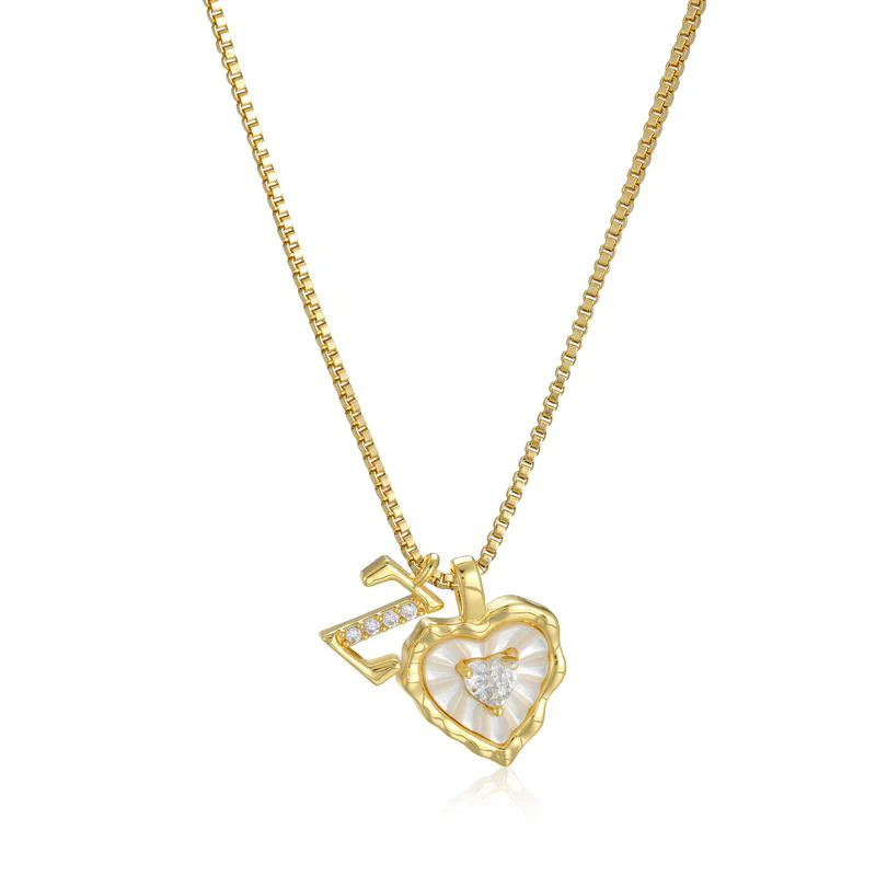 Scalloped Shell Heart Necklace - Image 6