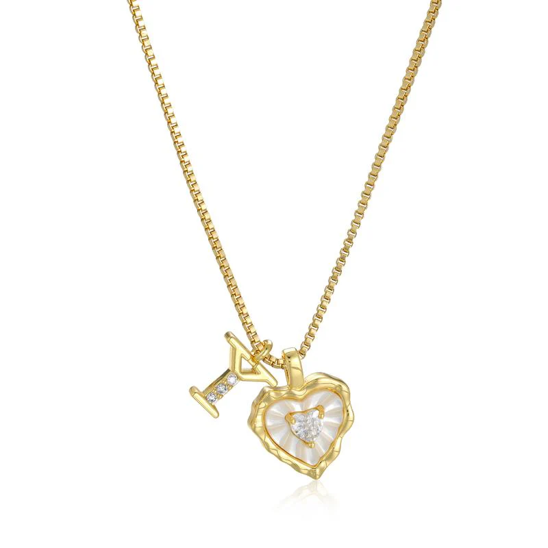 Scalloped Shell Heart Necklace - Image 7
