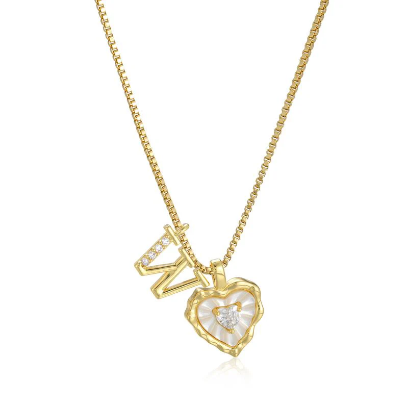 Scalloped Shell Heart Necklace - Image 9