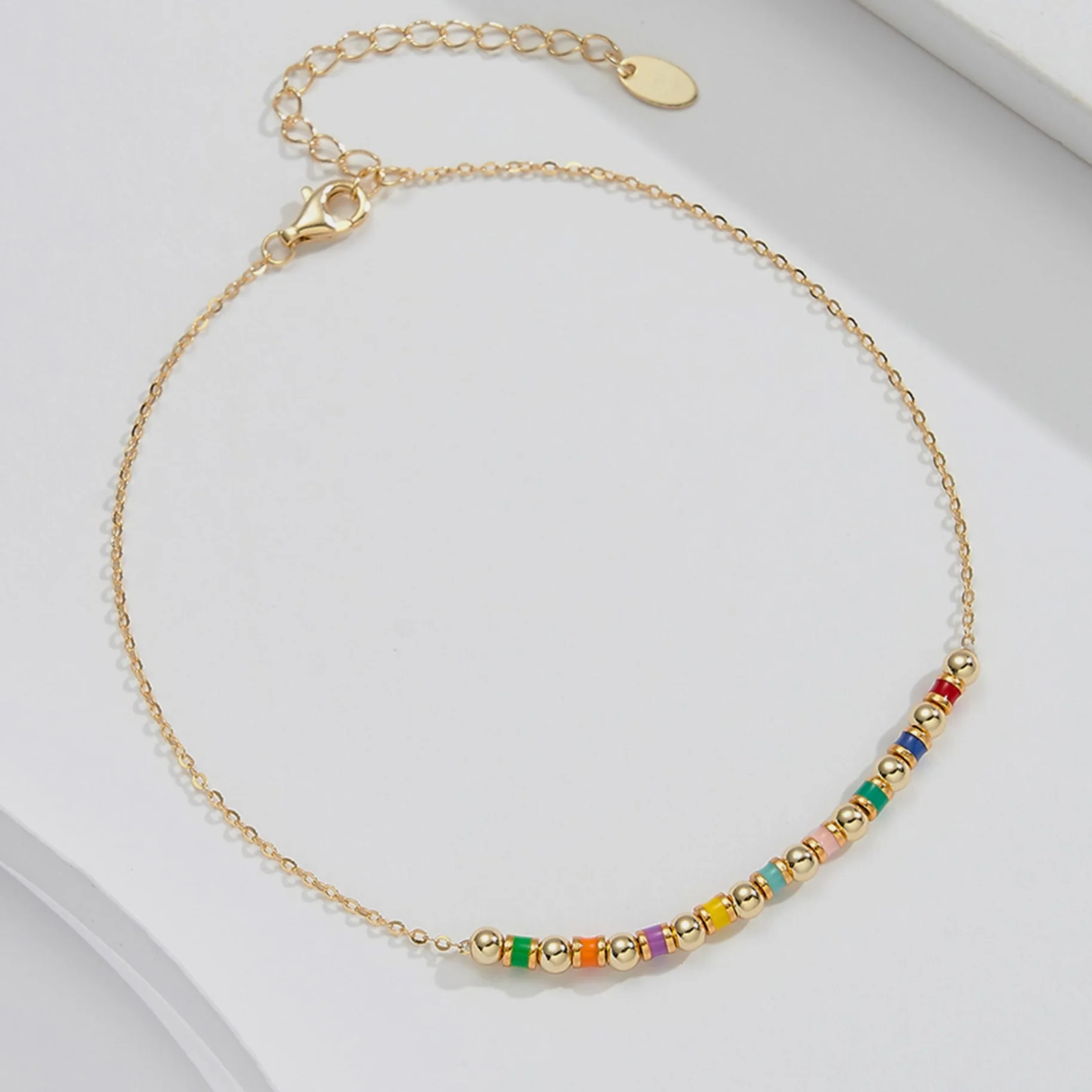 Seabright Harmony Beaded Anklet - Image 4