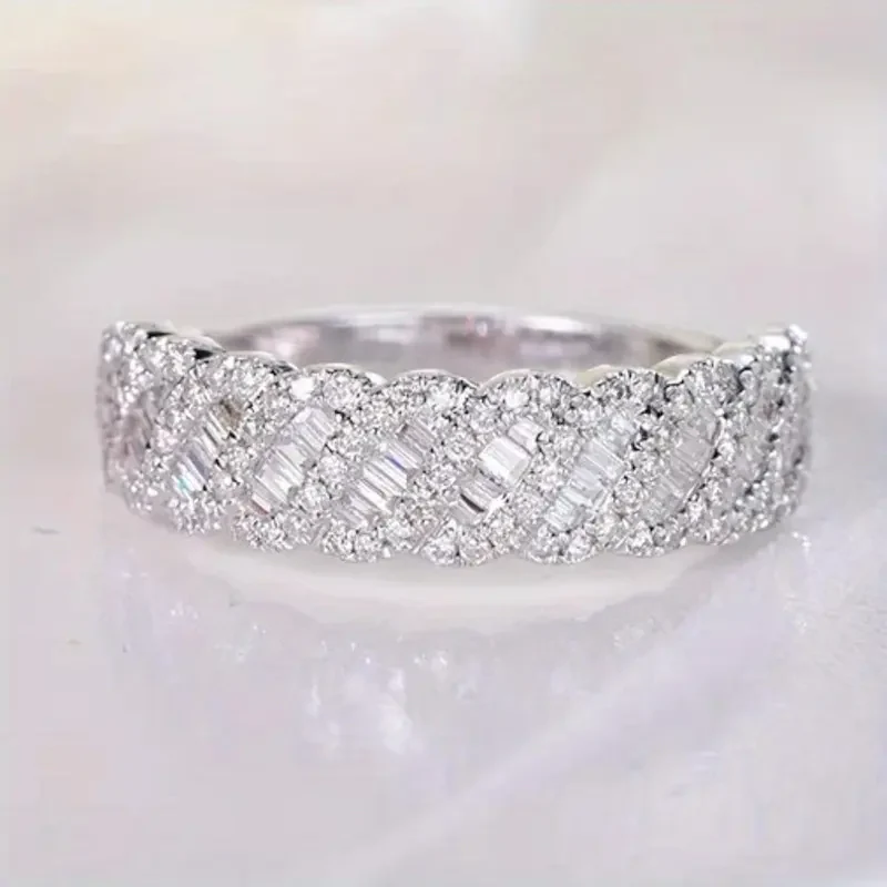Shiny Twist Zirconia Ring - Image 4