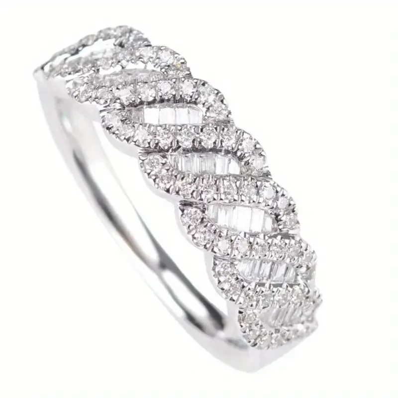 Shiny Twist Zirconia Ring - Image 5