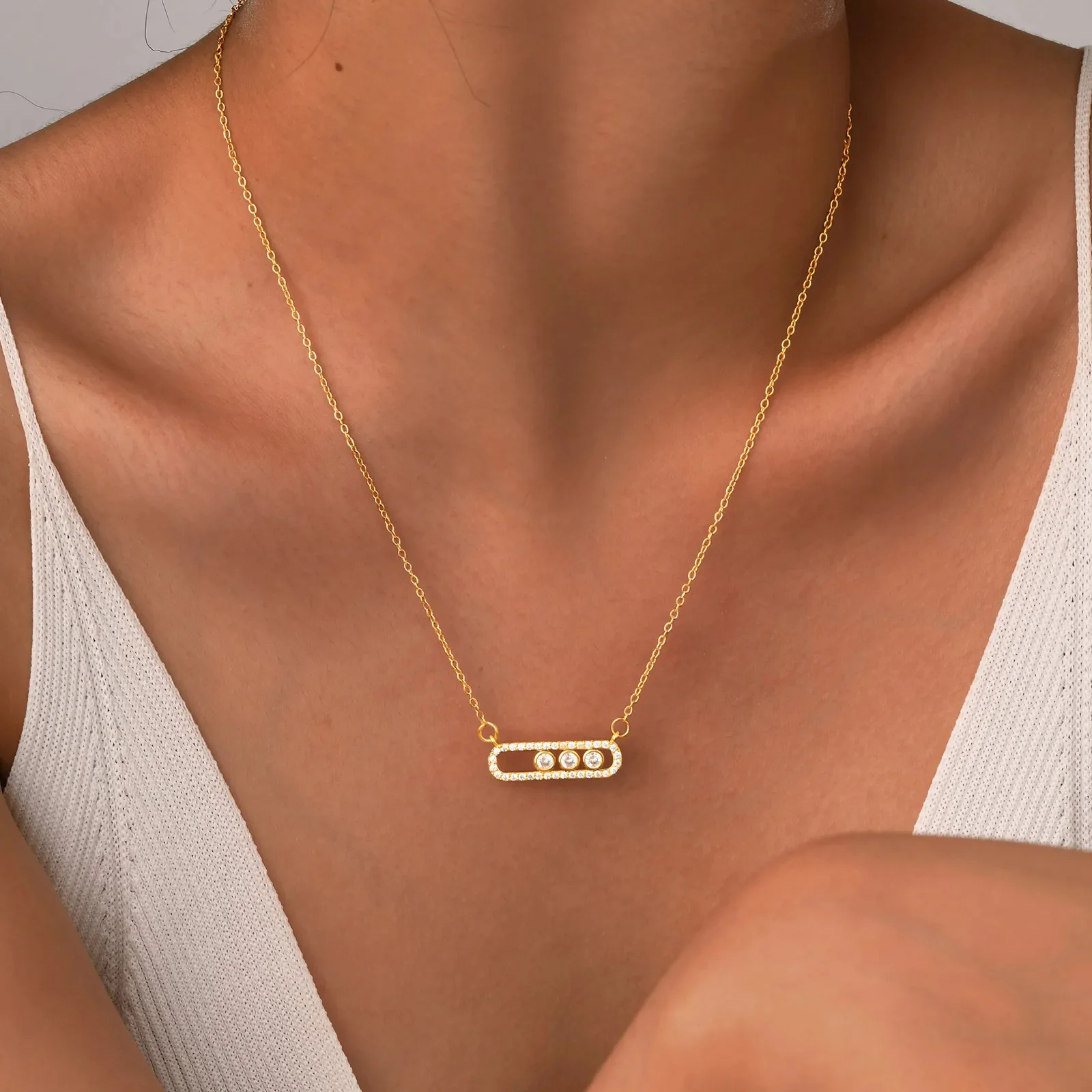 Slider Bar Necklace - Image 2