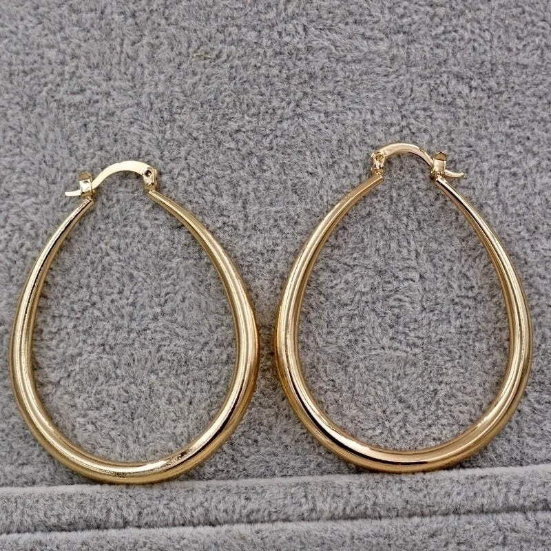 Smooth Hoop Earrings - Image 8